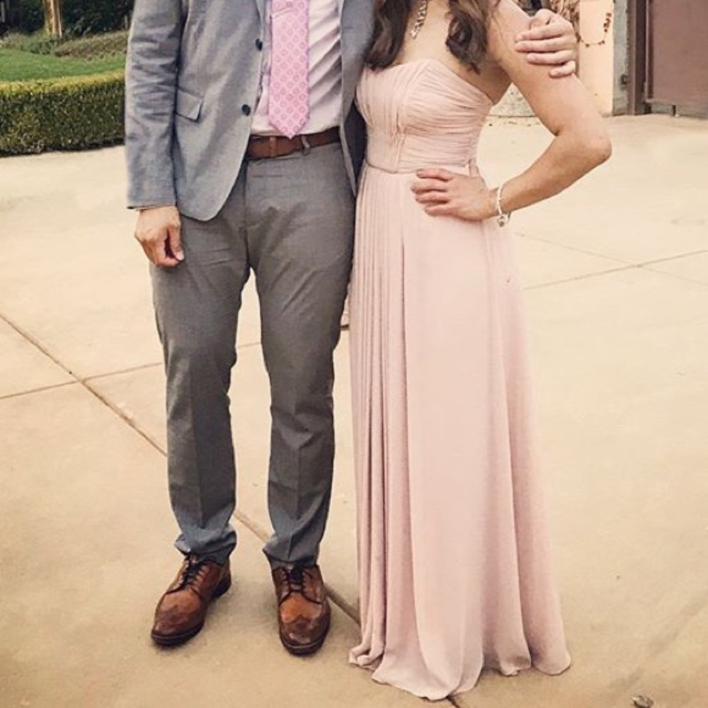 WTOO Blush Pink Bridesmaid Dress
